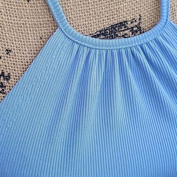 NEW Halterneck Mini Dress with Open Back - Picture 9 of 17